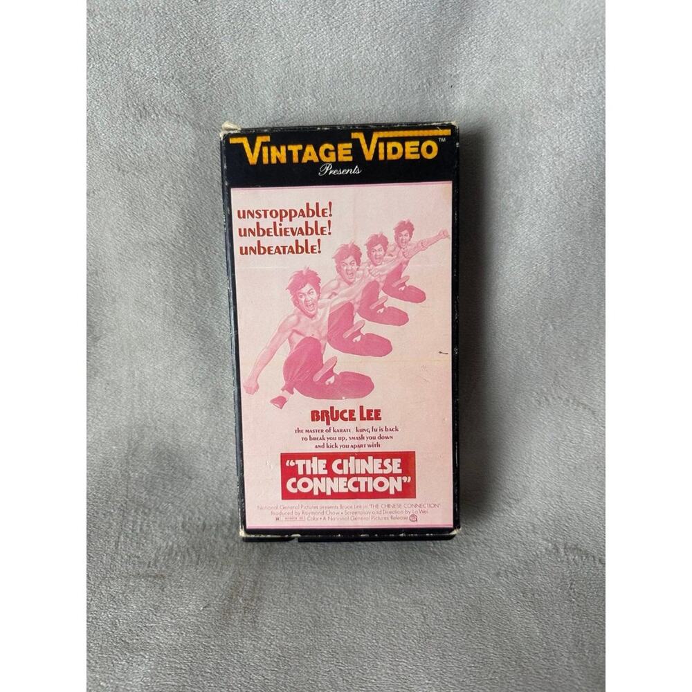 Bruce Lee’s “The Chinese Connection” RARE vintage VHS